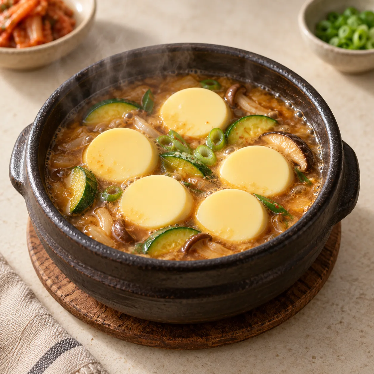 에그토푸 된장찌개 조리 예시